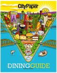 Dining Guide cover illustration by Ron Magnes.